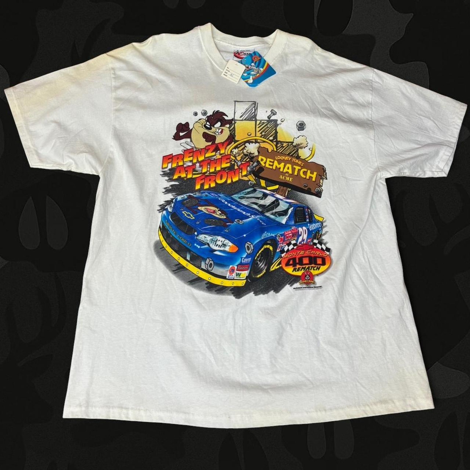 Taz X Nascar Monte Carlo 400 Rematch Tee Vintage 2002 Nascar Grail